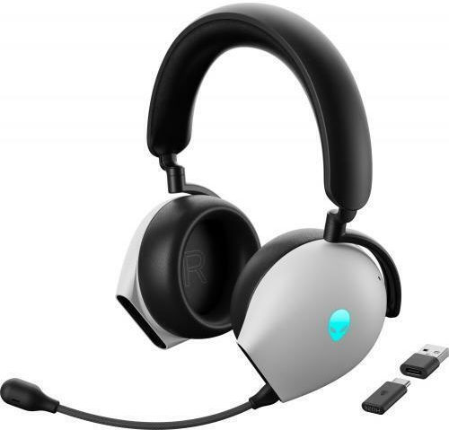 Dell Tri-MODE AW920H Безжичен Надушници Геймърски слушалки с връзка 3,5 мм / Bluetooth / USB Lunar Light