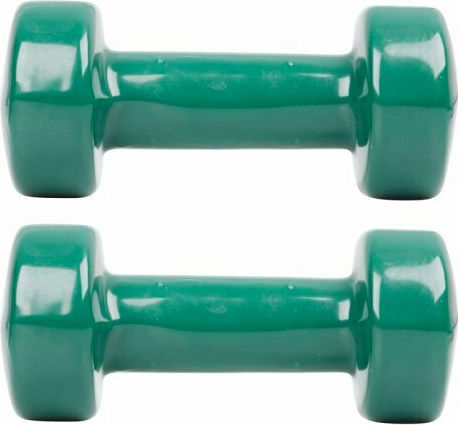 inSPORTline Set Dumbbells Round Vinyl Vinyl Set of Round Dumbells 2 x 3kg