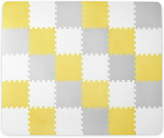 Kinderkraft Kids Floor Puzzle Luno Yellow 30pcs