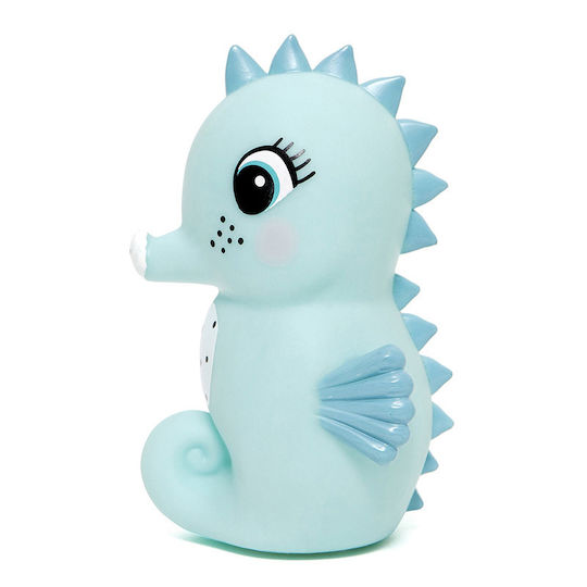 Petit Monkey Kids Decorative Lamp Seahorse Blue 9x9x14εκ.