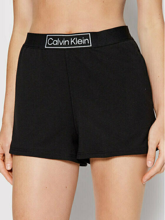 Calvin Klein Καλοκαιρινό Γυναικείο Σετ Πιτζάμας Βαμβακερό Λευκό