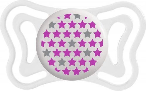 Chicco Physio Forma Light Ορθοδοντικές Πιπίλες Σιλικόνης Νυκτός με Θήκη Whale - Pink-White για 2-6 μηνών 2τμχ