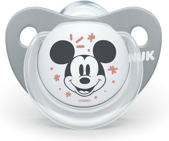 Nuk Mickey Ορθοδοντική Πιπίλα Σιλικόνης για 0-6 μηνών
