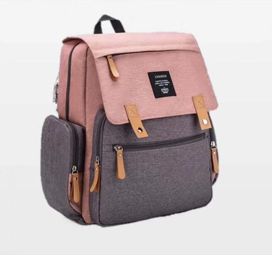 Lequeen Diaper Bag Grey 35x25x39cm.