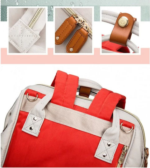 Diaper Bag Doko Grey - Beige 42x21x42cm.