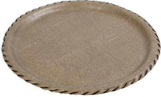 Espiel Round Serving Tray in Beige Color 33x33cm LTC33K8-1 1pcs Espiel Round Serving Tray in Beige Color 33x33cm LTC33K8-1 1pcs