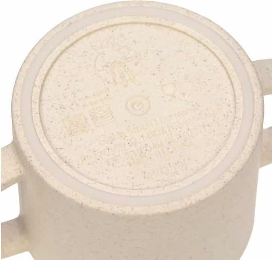 Laessig Little Water Swan Educational Sippy Cup Plastic with Handles Beige for 6m+m+ 150ml