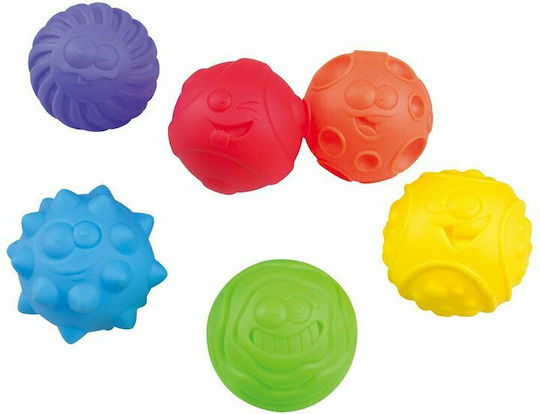 Smyk Minge Rainbow Textured Balls pentru 6++ Luni