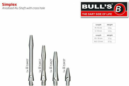 Bulls Simplex Dart Shaft for Aluminium Medium