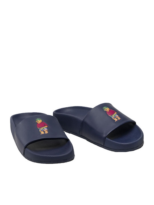 Ralph Lauren Slides σε Navy Μπλε Χρώμα