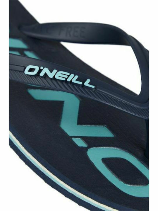 Profile Logo Slapi Bărbați Flip Flops Albastru Închis