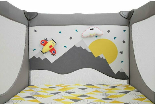 Joie Cheer Little Explorer Παρκοκρέβατο Γκρι 96x96cm