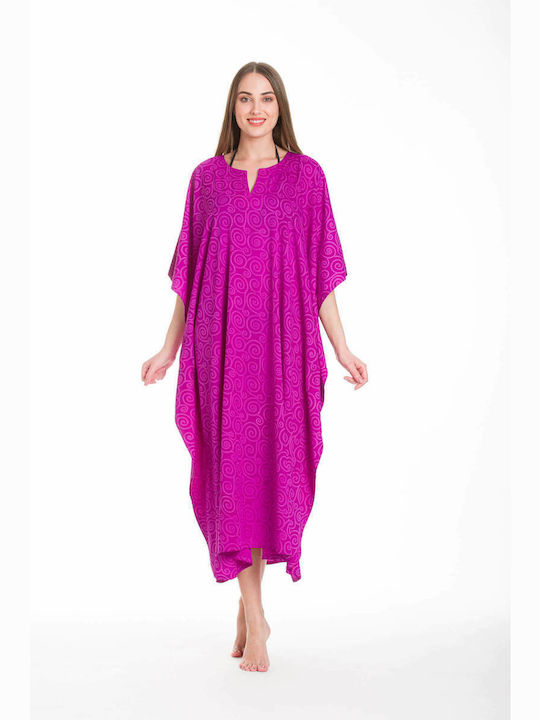 Rima Beachwear 671-22 Feminin Lung Caftan de Plajă Violet