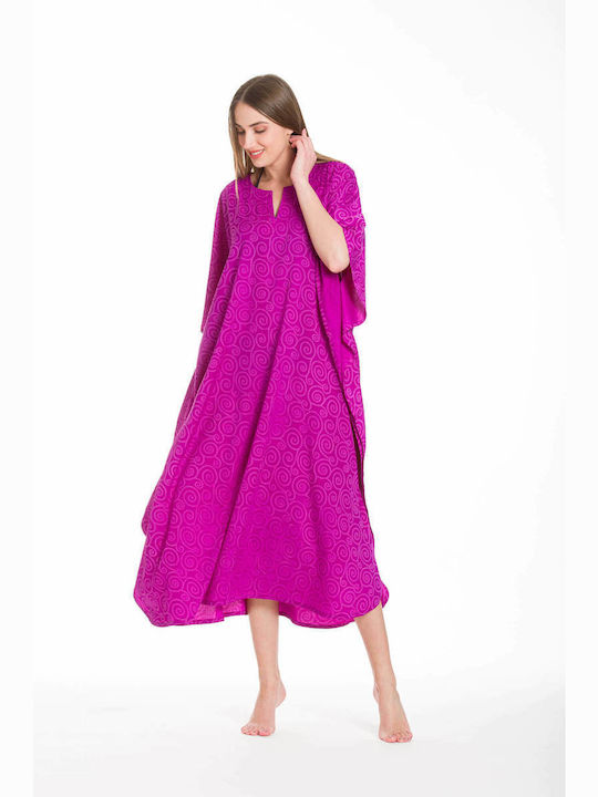 Rima Beachwear 671-22 Feminin Lung Caftan de Plajă Violet