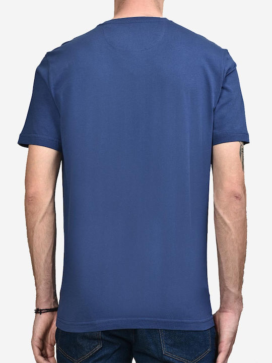 The Bostonians Herren T-Shirt Kurzarm Marineblau