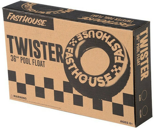 Fasthouse Twister Pool Floatie Inflatable Sunshade for the Sea Yellow