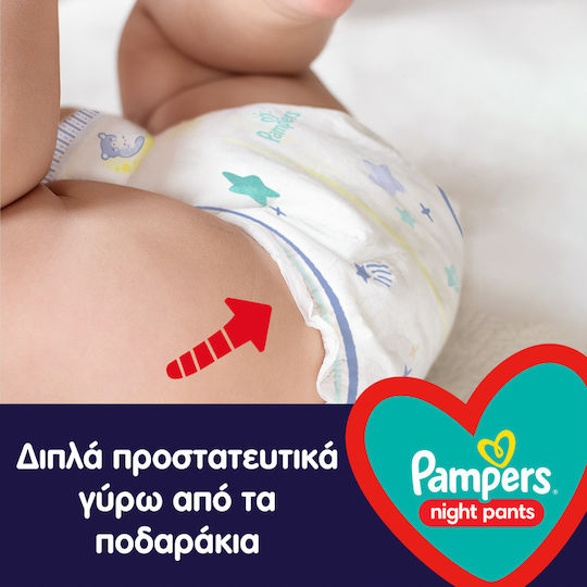 Pampers Πάνες Βρακάκι Night No. 6 για 15+kg 76τμχ