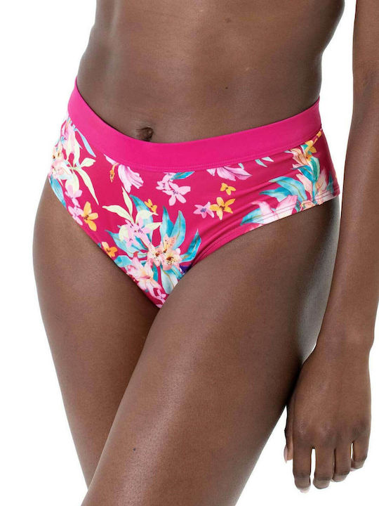 Vanua Levu Bikini Slip High Waist Fuchsia