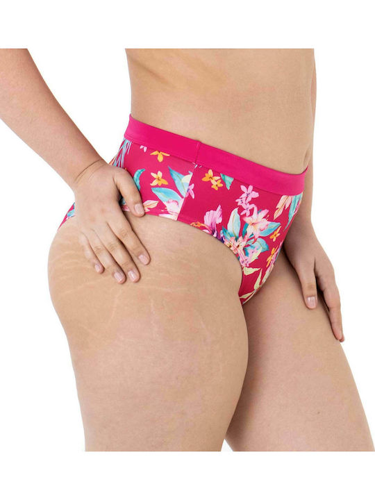 Vanua Levu Bikini Slip High Waist Fuchsia