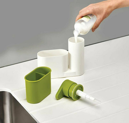 KL-683 Dispenser Kitchen Plastic with Sponge Holder Green 450ml