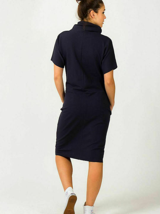 Tessita Summer Mini Dress Navy Blue