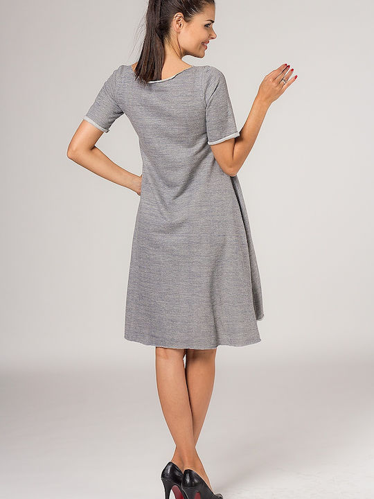 Tessita Sommer Mini Kleid Gray