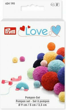 Prym Αξεσουάρ Πλεξίματος Love Tool for Making Pom-Poms 3.5cm/5cm/9cm