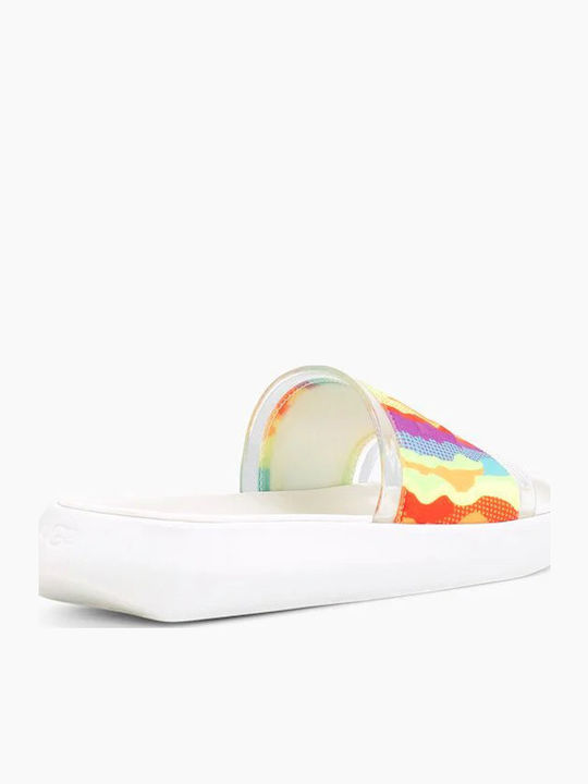 Cali Collage Frauen Flip Flops in Mehrfarbig Farbe