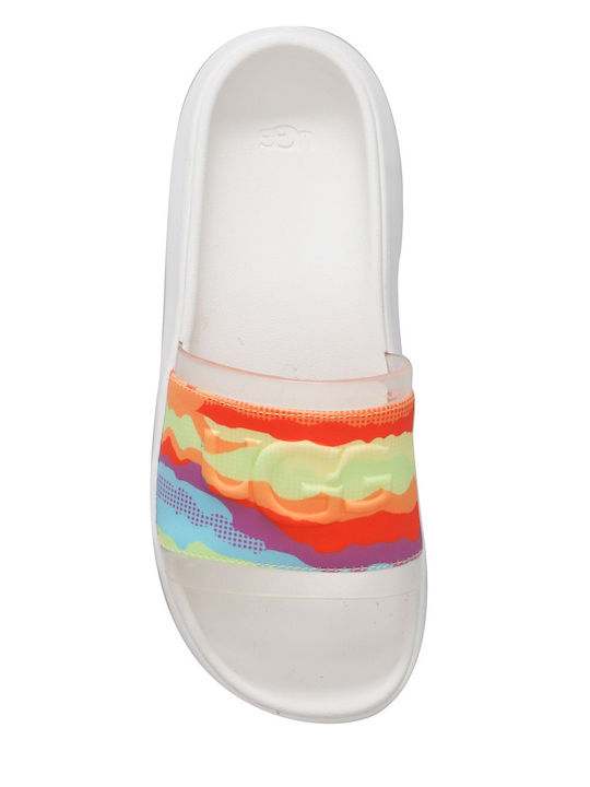 Cali Collage Frauen Flip Flops in Mehrfarbig Farbe