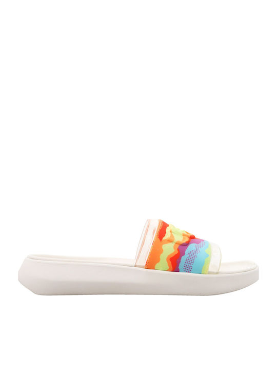 Cali Collage Frauen Flip Flops in Mehrfarbig Farbe