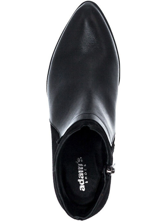 Leather Women's Ankle Boots Black