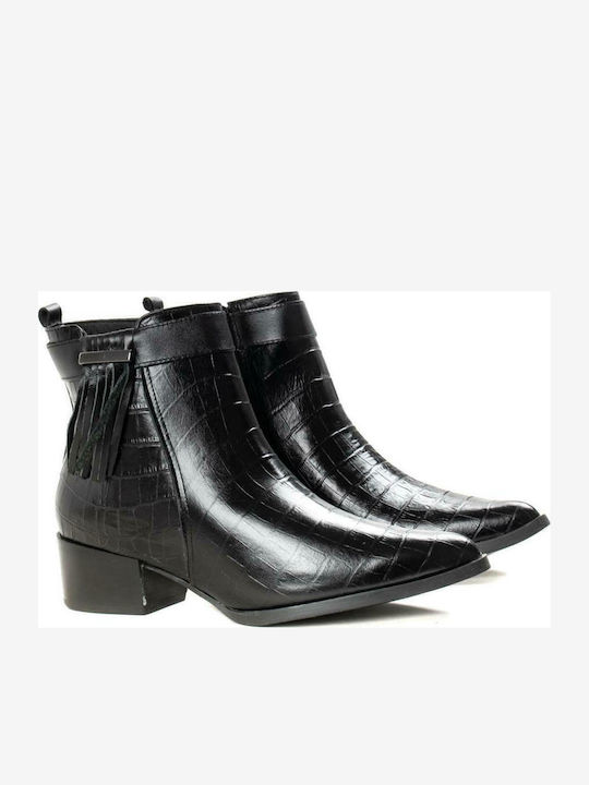 Tatum Leather Women's Ankle Boots Black