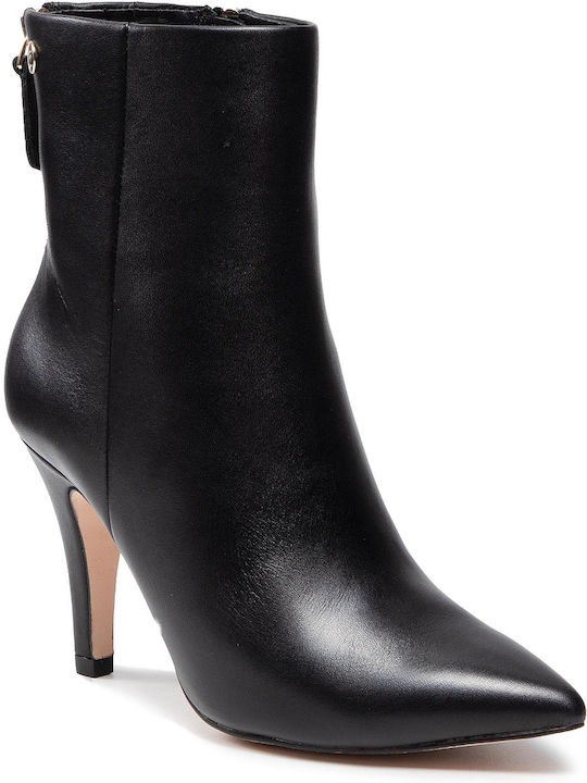 Caprice Women's Leather Ankle Boots Black