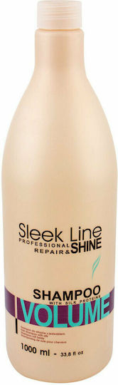 Sleek Line Volume Shampoo Shampoo zur Restrukturierung und Pflege sowie für mehr Volumen 1000 ml