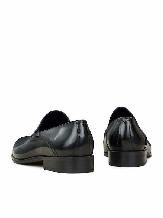 Δερμάτινα Ανδρικά Loafers σε Μαύρο Χρώμα