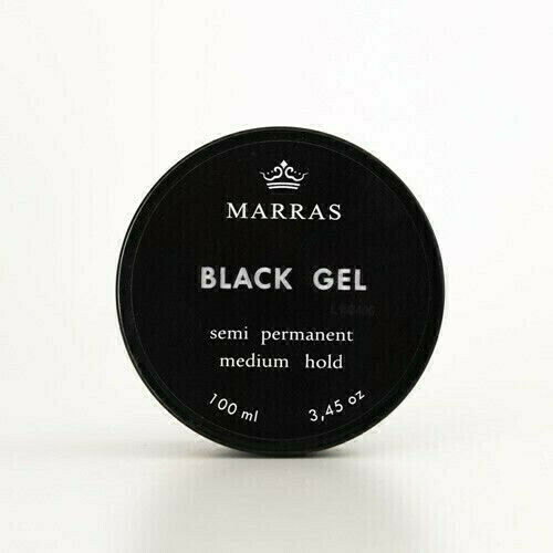 Marras Black Gel Μαλλιών με Χρώμα για Γκρίζα Μαλλιά 100ml