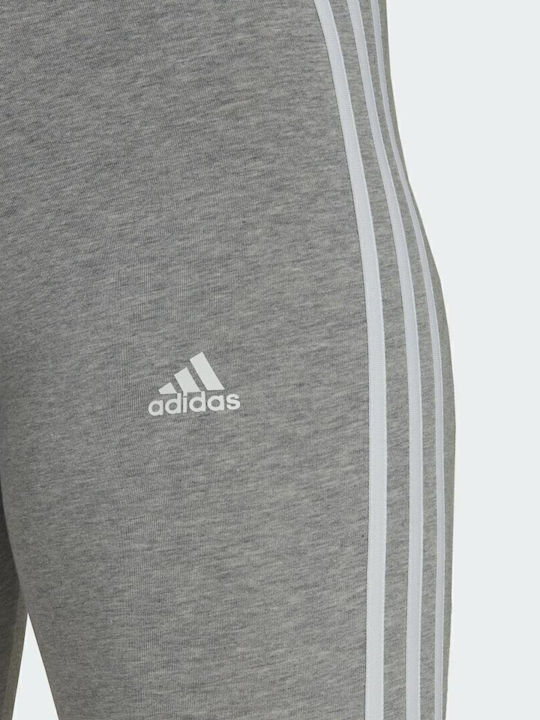 Essentials 3-Stripes Bike Training Γυναικείο Ποδηλατικό Κολάν Medium Grey Heather