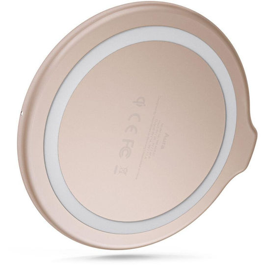 Vonmählen Încărcător wireless (Qi Pad) Rose Gold (Aura Glass)