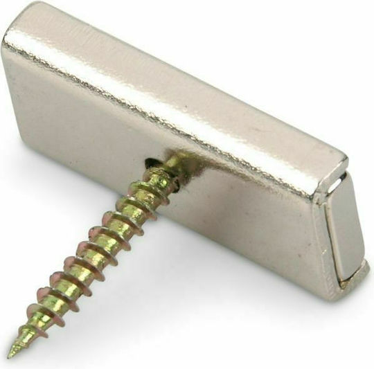 Magnitech Magnet Neodimiu Rectangular cu Gaură și Forță de Atracție 7.5kg 25x13x5mm 1buc