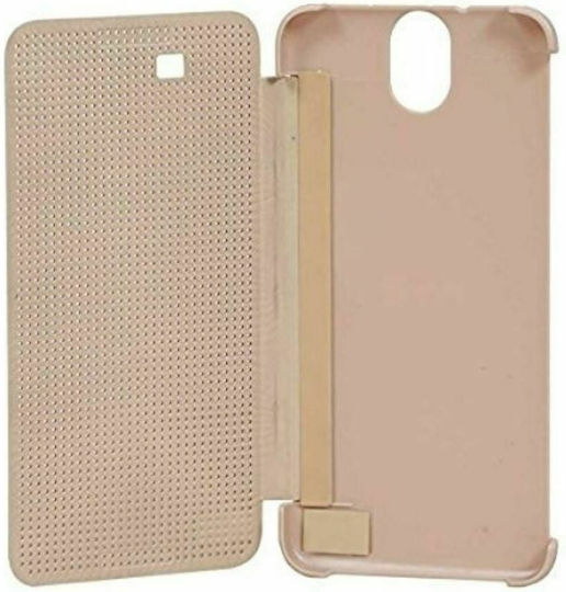 HTC Dot View Buchen Sie Kunststoff Beige (HTC One E9, E9 PLUS)
