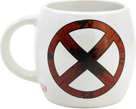 Stor X-Men Becher Keramik Weiß 385ml 11941