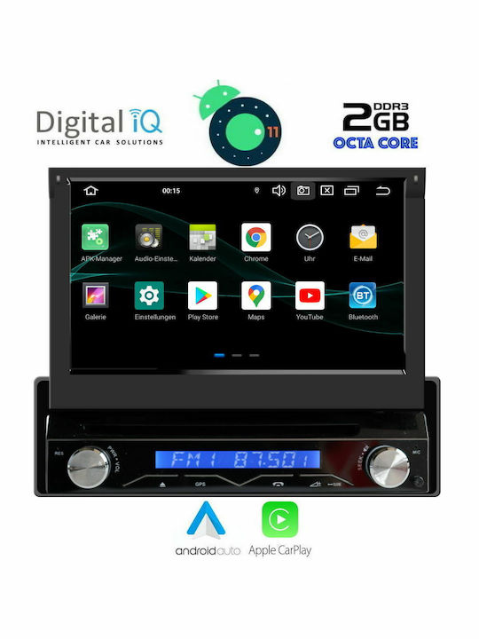 Digital IQ Sistem Audio Auto 1DIN (Bluetooth/USB)