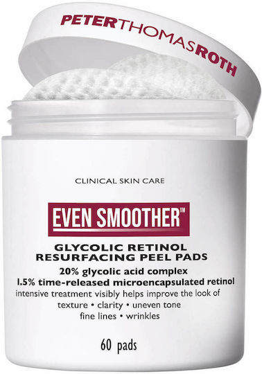 Peter Thomas Roth Even Smoother Glycolic Retinol Resurfacing Peel Pads Lotion Gesichtstoner für alle Hauttypen 60Stück