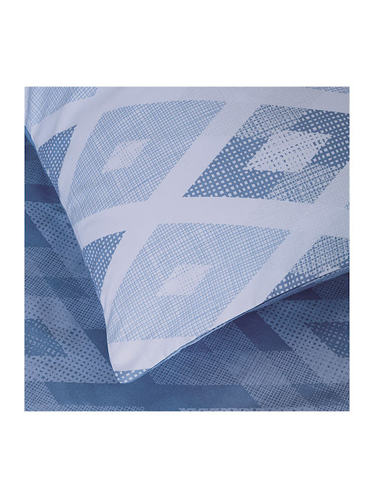Kocoon Rombus Coverlet Single Cotton Blue 160x245cm