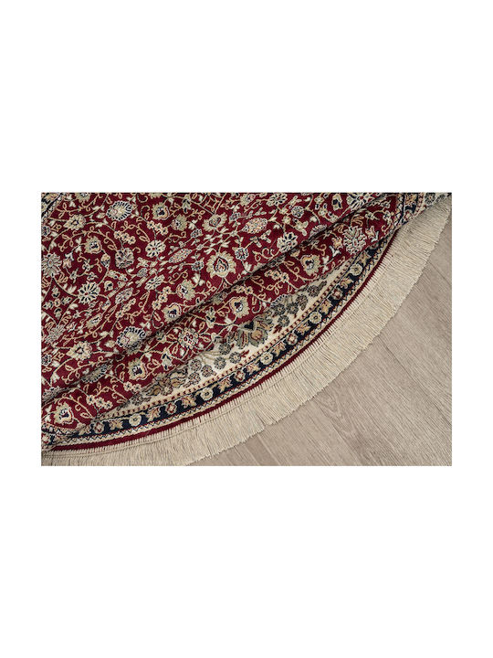 Newplan Sonia 240/301220 Rug Round with Fringes Burgundy