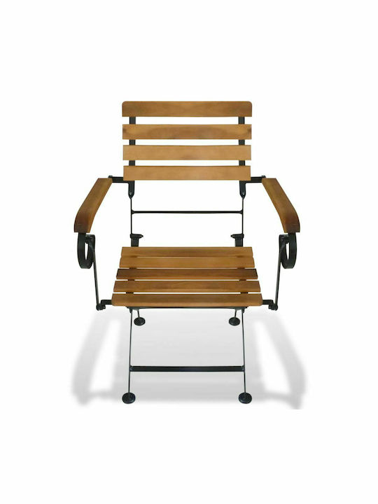 Zappio Stuhl Hölzernes Braun 2Stück 52x46x85cm