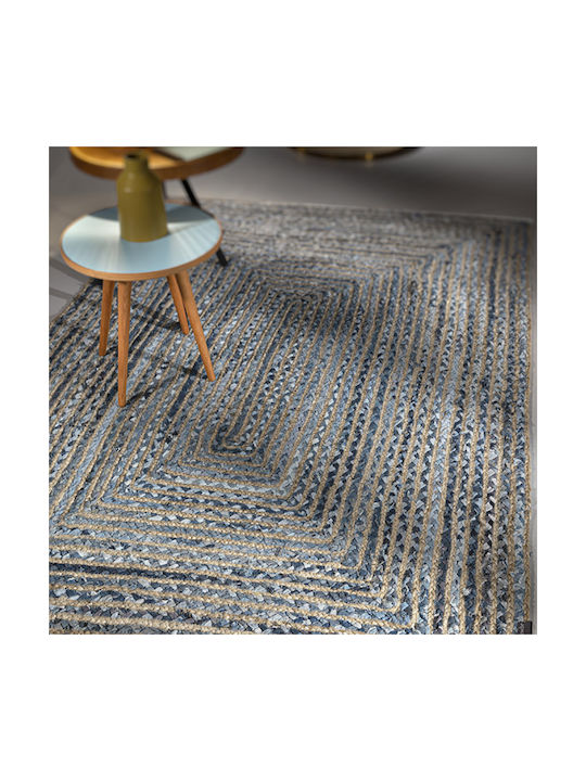 Guy Laroche Rugget Rug Rectangular Summer Wicker Gray