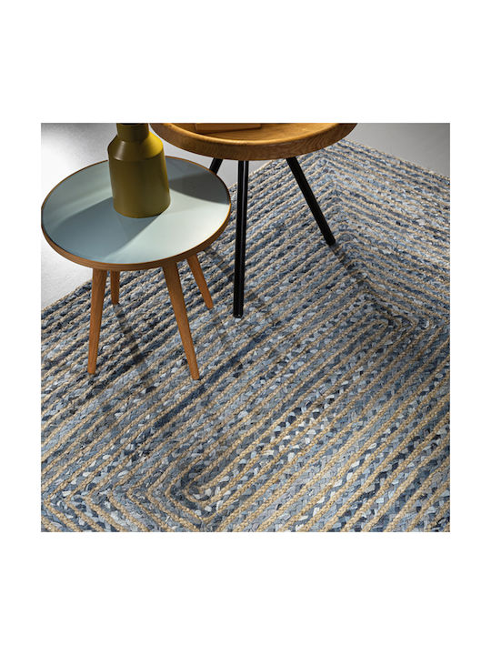 Guy Laroche Rugget Rug Rectangular Summer Wicker Gray