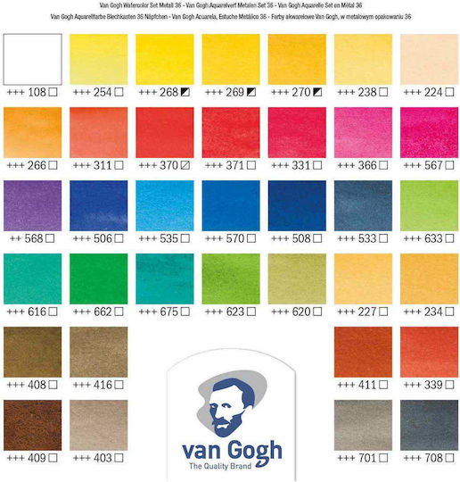 Royal Talens Aquarellfarbenset Bunte 36Stück