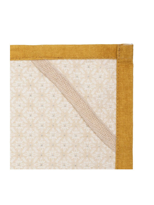 Atmosphera Ποτηρόπανο από 100% Βαμβάκι Ochra 45x70cm 3τμχ
